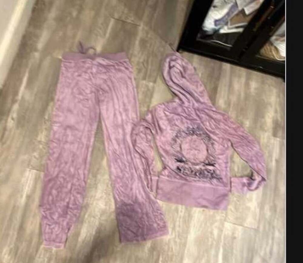Juicy Couture Vintage Y2K Purple Velour Tracksuit Set